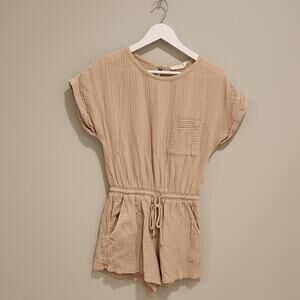 Lush Womens Gauze Romper - Size S